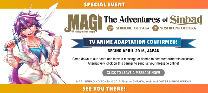 MAGI: The Adventures of Sinbad | Story by Shinobu Ohtaka, Art by Yoshifumi Ohtera | Shogakukan Asia